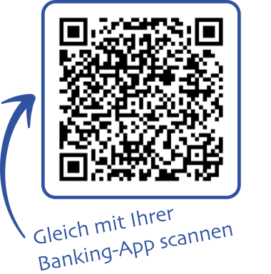 Gleich via QR-Code spenden